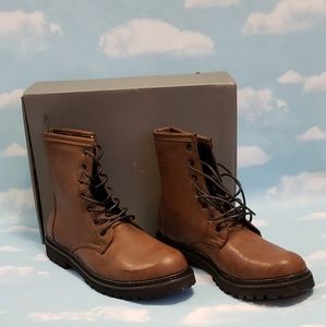 Brown Military Boots